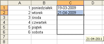 Szkolenie Excel - tworzenie listy